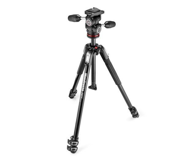 Manfrotto MT190X3 z głowicą MH804-3W - 1197019 - zdjęcie